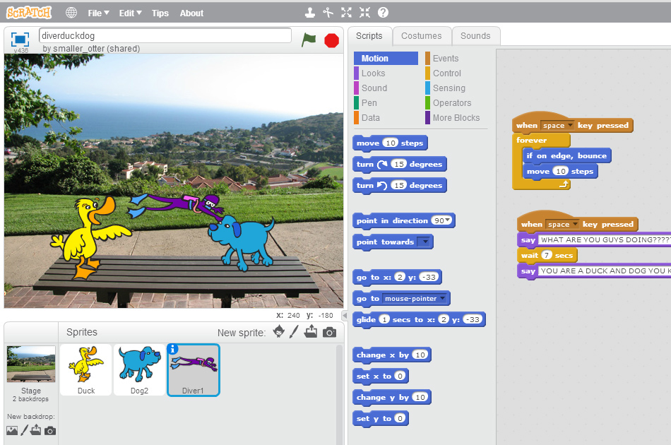 Student games for showcase nights